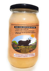 100% Pure A2 Cow Desi Ghee By Dhanowa Greens | Made With Traditional Bilona Method Healthy Desi Cow Ghee Good For Taste | (400ml) 13.5 Ounce | Jar Pack