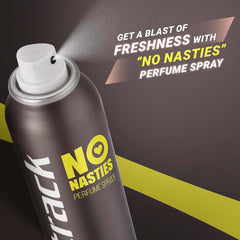 Fastrack No Nasties Lit + Badass Deodorant Perfume Spray 135ml 4.5 Fl.oz. Each Pack Of 2 | Unisex Fragrance