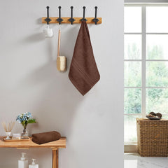 Mytrident Cotton Hand Towel 600 Gsm | For Men & Women Classic Towel 100% Cotton Hand Towel (Willow Wood)- Pack Of 2