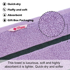 Casa Copenhagen Egyptian Cotton Exotic 1 Pcs Large Bath Towel 500 Gsm (Purple Rose)