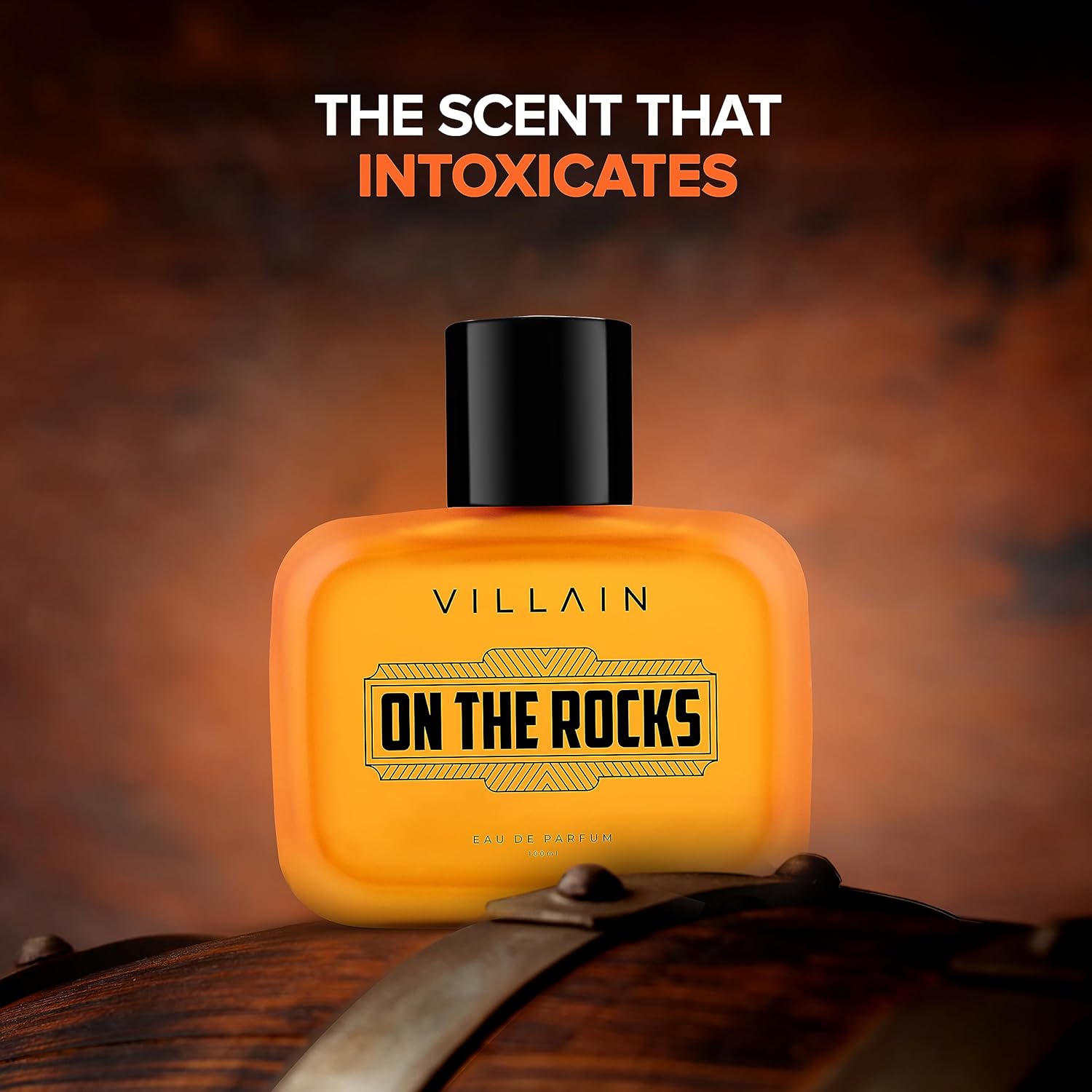 Villain On The Rocks Eau De Parfum For Men 100ml 3.4 Fl.oz. Ideal Gift For Men | Long Lasting