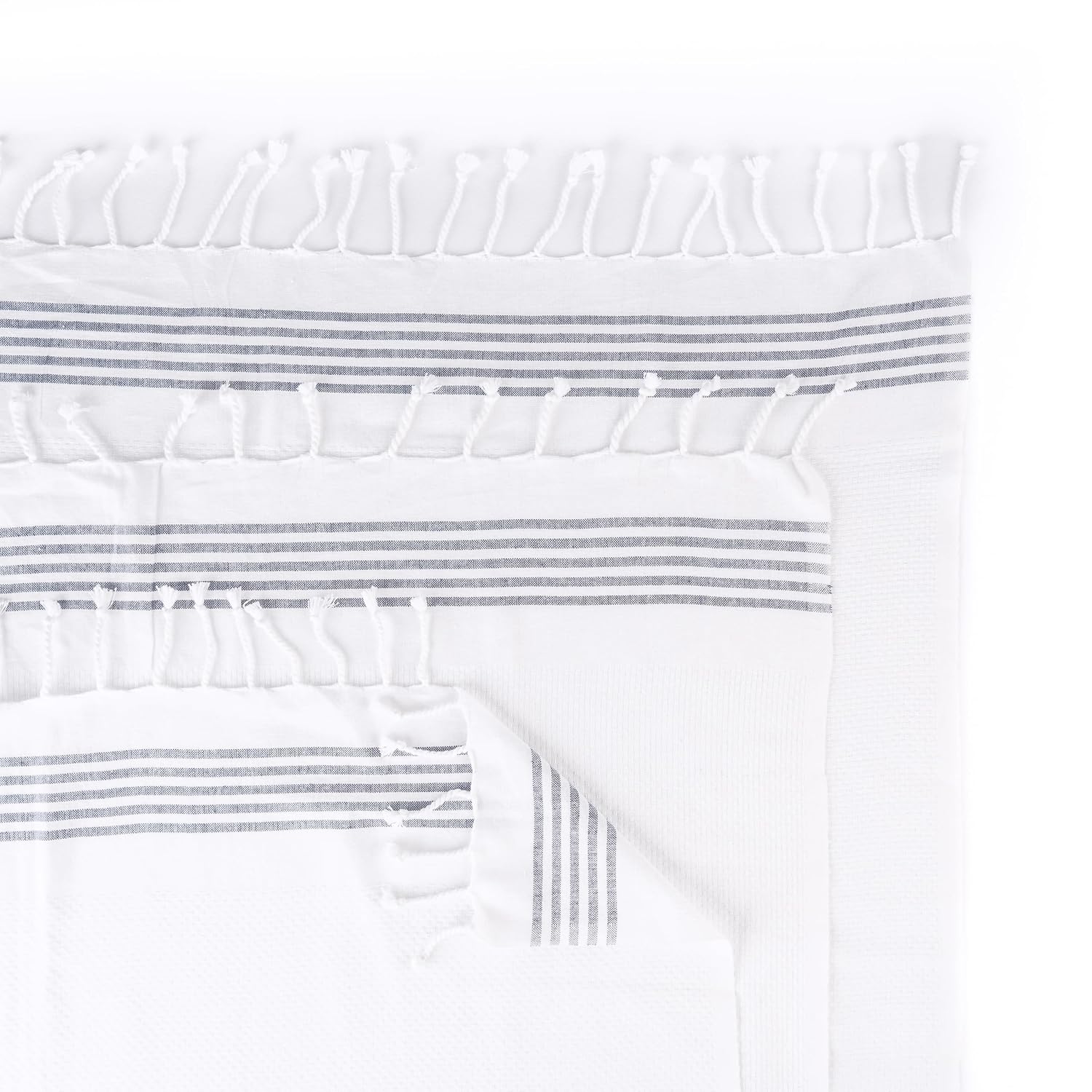 Haber Premium Light Weight 100% Cotton Bath Towel 750 Gsm | Unique Micro Waffle Texture For Active Feel, Quick Absorption & Faster Drying Towel (Pearl)- Pack Of 3