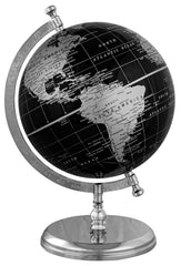 Prime Single Joint Globe, Height 33 Cm (13.2 Inch) Dia 25 Cm (10 Inch) With Metal Arc & Base | Educational & Decorative Globe, Pack Of 1