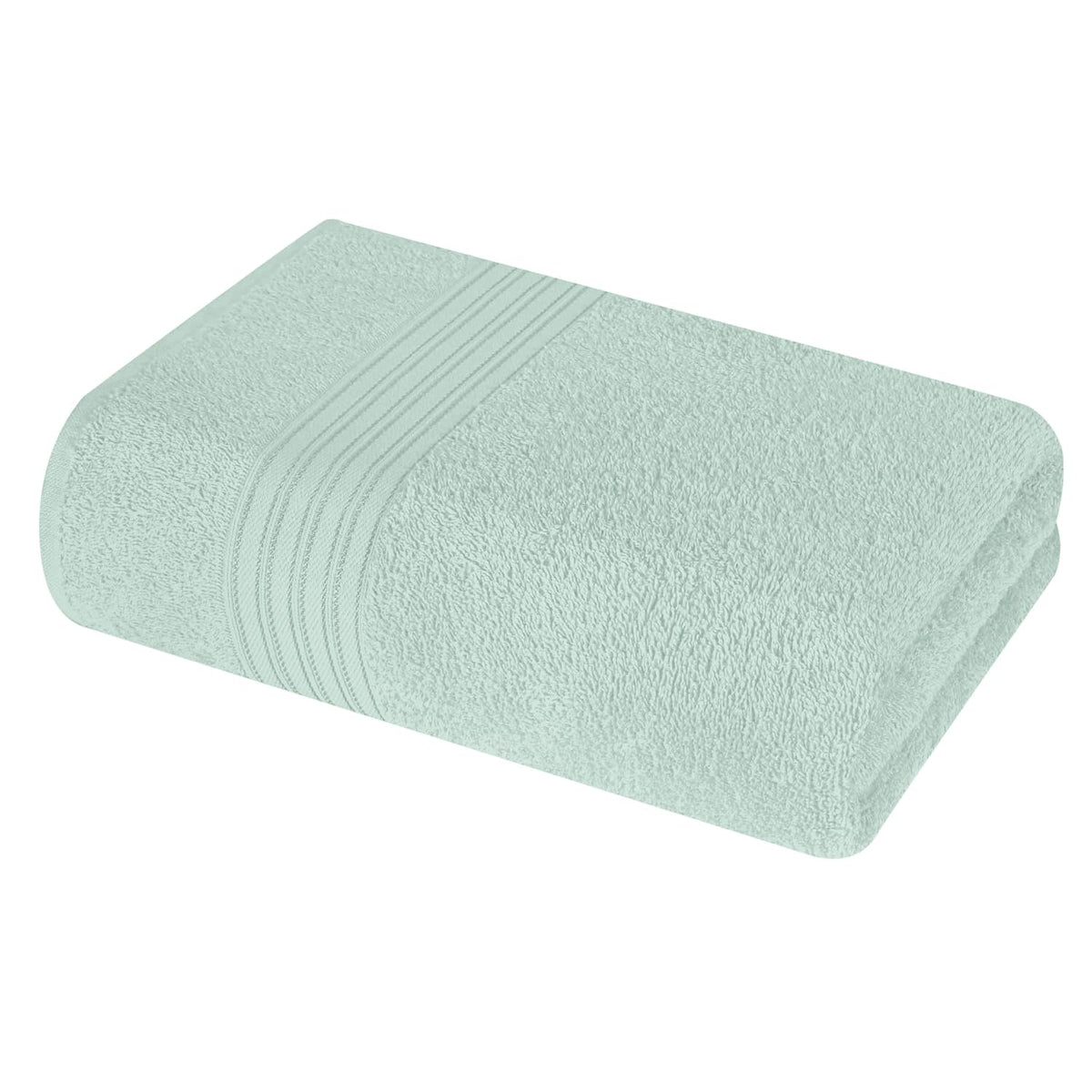 Boutiquo 100% Cotton Bath Towel 500 Gsm | Compact Quick Dry Lightweight Soft & Highly Absorbent Large Size Bath Towel - Sea Green