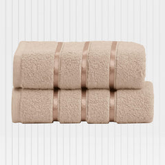 Spread Spain 100% Cotton Hand Towel 600 Gsm | Soft, Fluffy, Super Absorbent & Quick Dry Towels For Pool, Spa & Gym (Mouse) -Set Of 2