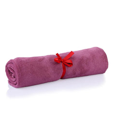 Sellsworld Microfiber Large Bath Towel 600 Gsm | Quick Dry Super Absorbent Bath Towel For Men & Women | Towel For Bath, Travel, Gym, Beach, Pool & Yoga (Blue & Redwine)