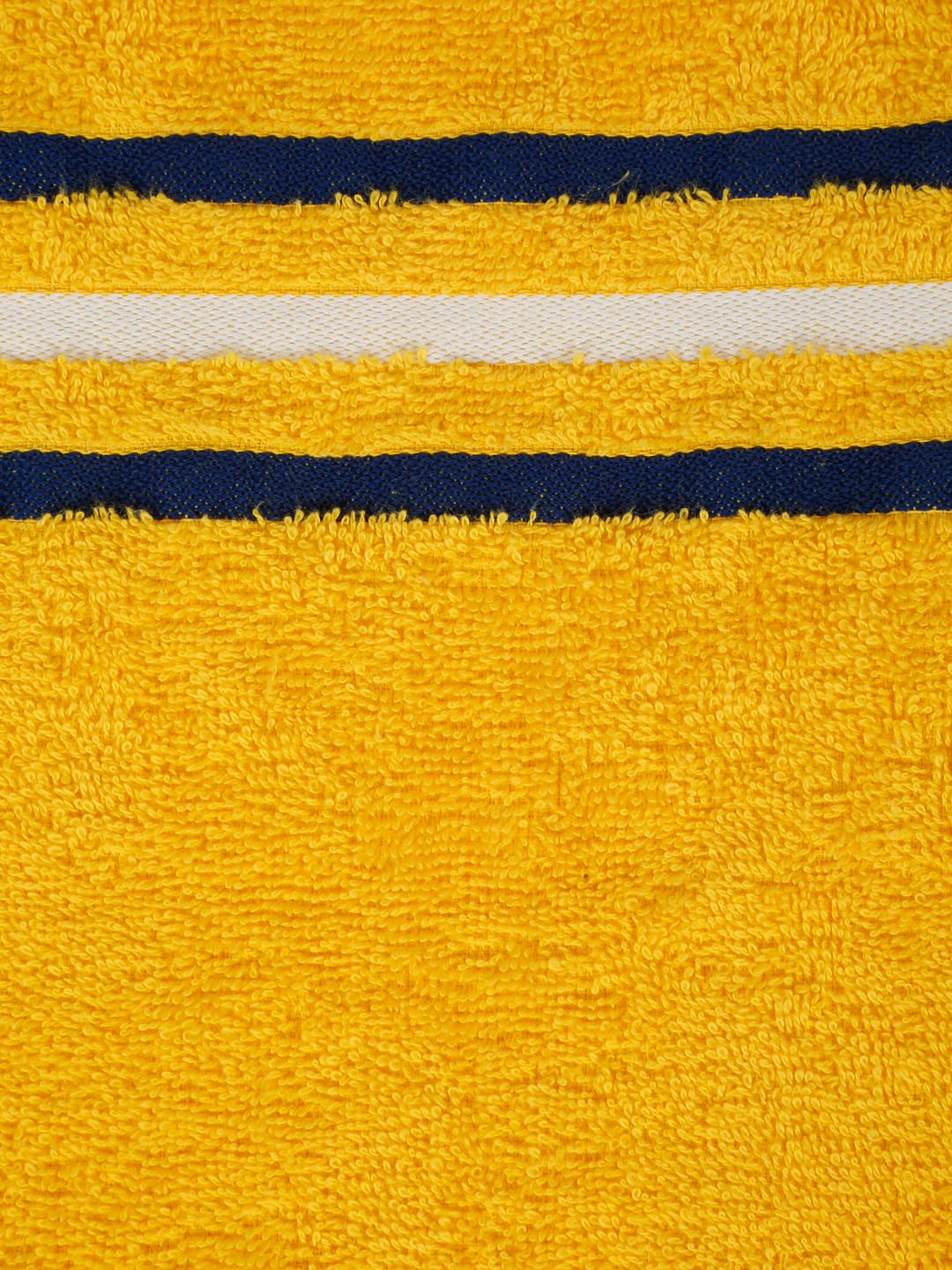 Cortina Cotton Ultra Soft 2 Bath & 2 Hand Towel 1400 Gsm (Yellow) - 4 Pcs