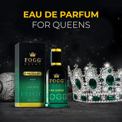 Fogg Scent I Am Queen Eau De Parfum For Women 100ml 3.4 Fl.oz. Each Pack Of 2 | Long-lasting, Fresh & Powerful Fragrance