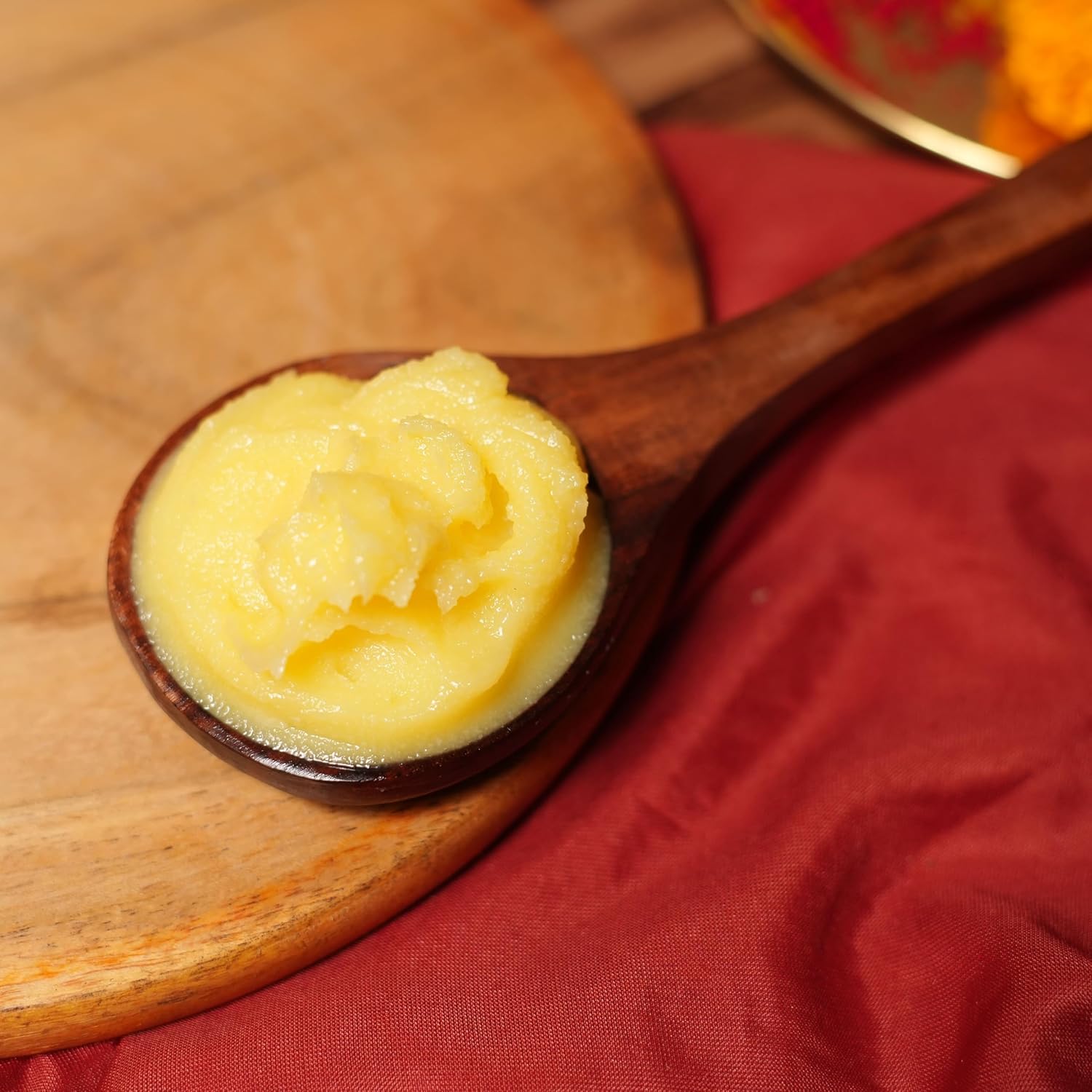 Natural Premium Desi Ghee Danedar By Novelty | Great Source Of Protein Fiber Desi Ghee Good For Garnish Dish | (500ml) 16.9 Ounce | Jar Pack