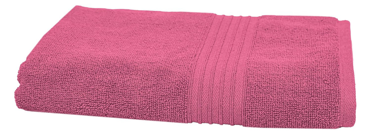 Ojalika Fashion Polycotton Large Size Bath Towel 450 Gsm | Quick Dry, Soft Absorbent Bath Towel (Pink)