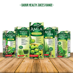 Dabur Giloy Ayurvedic Health Juice For Immunity With Natural Source Of Antioxidants, Detoxifies & Rejuvenates Body Good For Skin Health | 1 Kg 2.2lbs