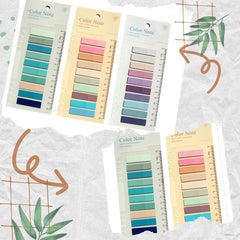 Sticky Tabs, Morandi Bookmark Index Flags Sticky Notes, Waterproof Writable Sheets - 1000 Pcs