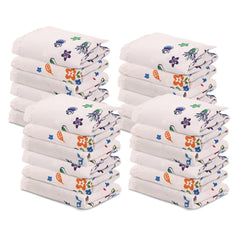 Kuber Industries Face Towel 200 Gsm | Cotton Easily Washable Travel Friendly Pocket Towels & Gym Napkins | Pack Of 24 (Assorted)
