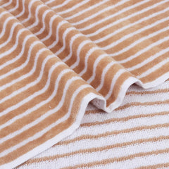 Brodloom Cotton 1 Bath Towel + 2 Hand Towels 950 Gsm | Ultra Soft, Quick Dry & Premium Gift Set Towel (Beige)
