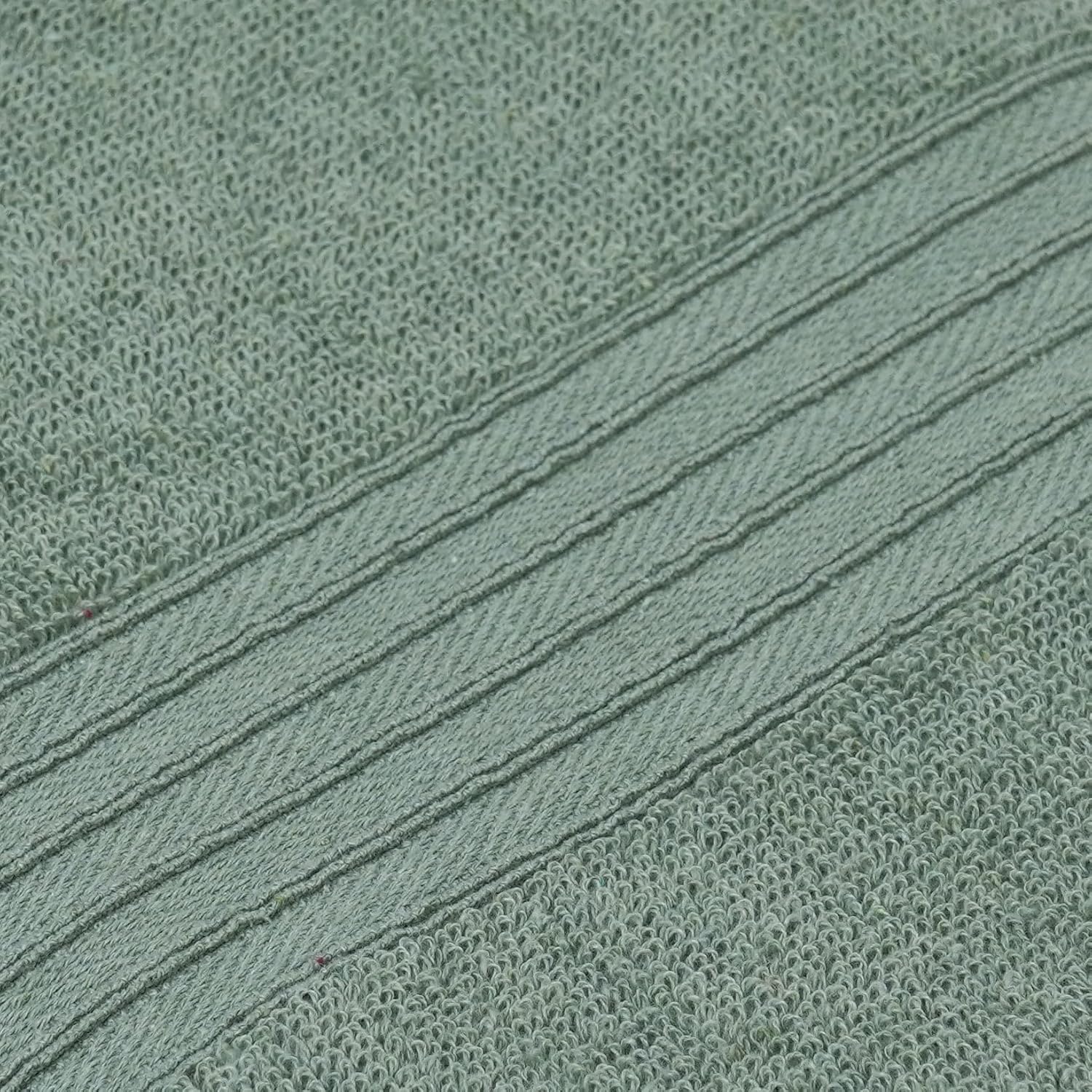 Ojalika Fashion Polycotton Large Size Bath Towel 450 Gsm | Quick Dry, Soft Absorbent Bath Towel (Saga Green)