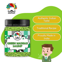 Mr. Merchant Green Madrasi Saunf Mukhwas Mouth Freshener Mix 300gm,