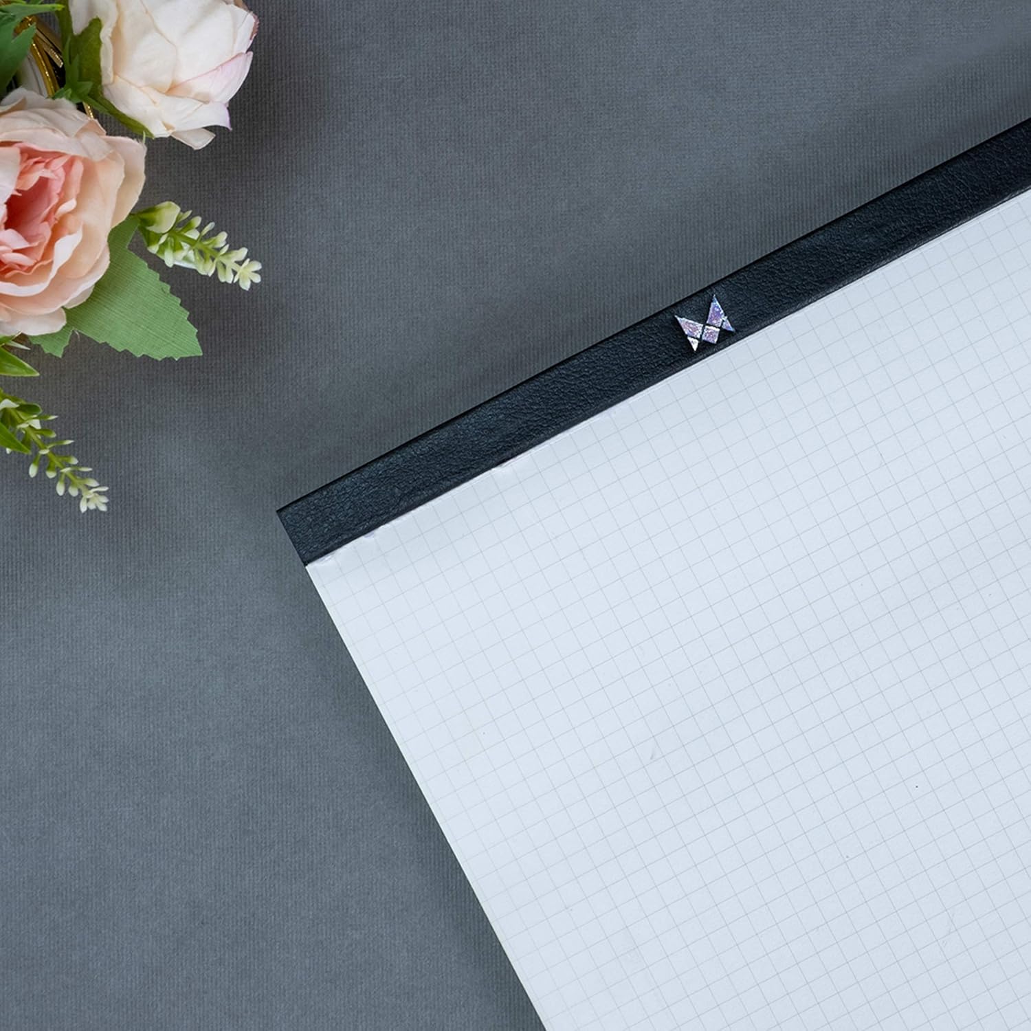 A5 Office Note Pad, Memo Book, 50 Sheets/100 Pages - Tear Off Squared/Squared Pages, Pack Of 2