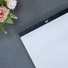 A5 Office Note Pad, Memo Book, 50 Sheets/100 Pages - Tear Off Squared/Squared Pages, Pack Of 2
