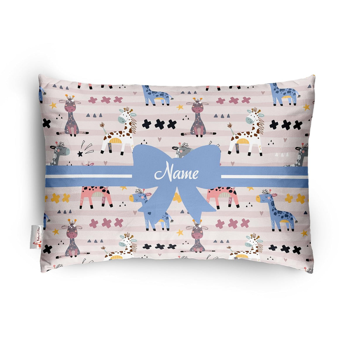Personalized Pillow For Kids, Super Soft Cotton Kids Cushion - 12 X 18 Inches | Custom Name, For 5 Years Old Kids, Adorable Prints | For Head, Neck Support Baby Pillow - Pillow 11