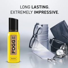 Fogg Fantastic Dynamic No Gas Deodorant For Men Long Lasting Perfume Body Spray 150 Ml 5 Fl.oz.