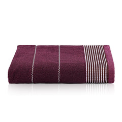 Kuber Industries Soft Cotton Bathing Towel 2700 Gsm | Resistant Bath Towels (Maroon & Dark Blue) - Pack Of 6