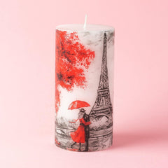 6 INCH PARIS EIFFEL TOWER CANDLE | LOVE OF PARIS CANDLE | BURNING TIME 90 HOURS