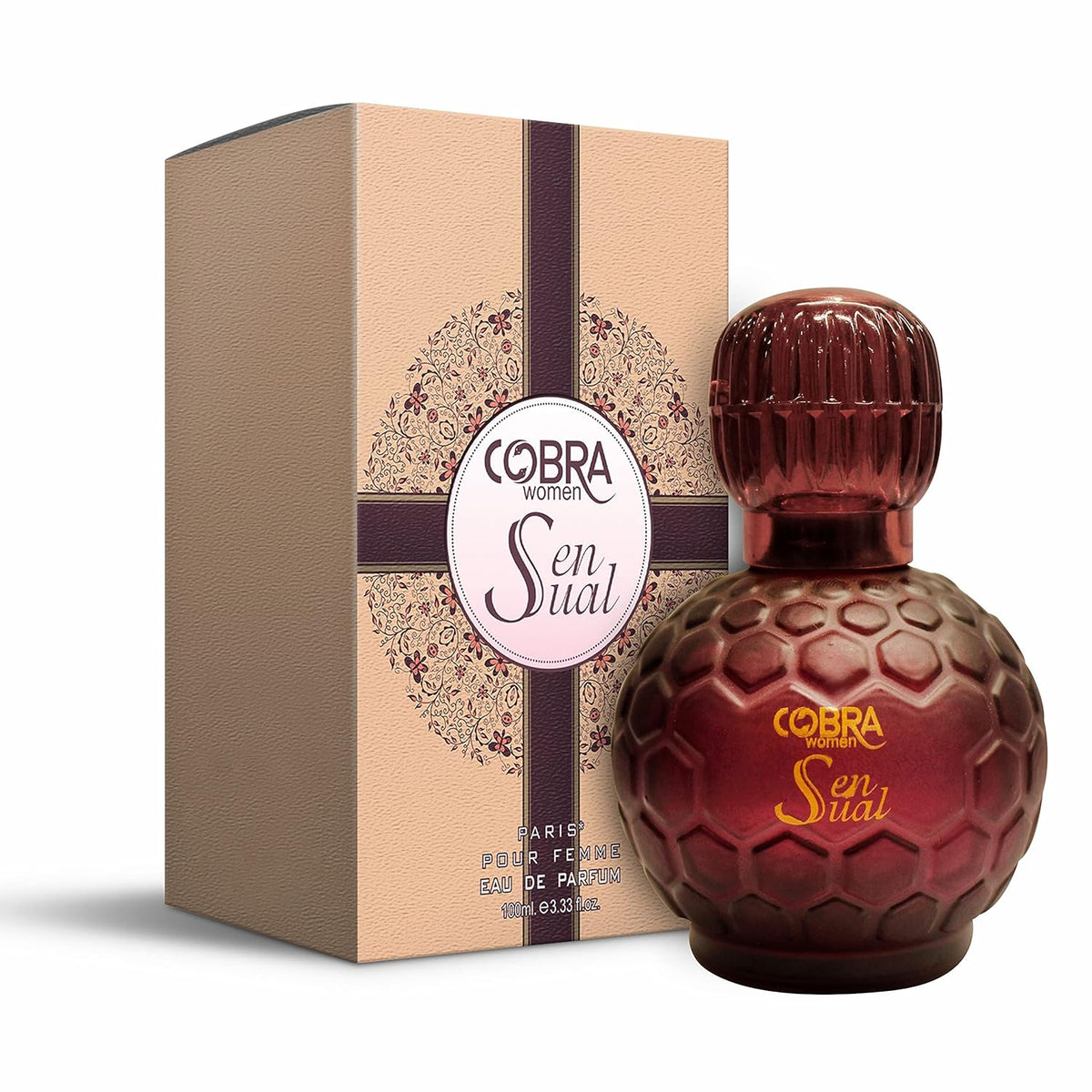 St. John Cobra Sensual Pour Femme Long Lasting Eau De Perfume 100ml 3.4 Fl.oz. | Perfect Birthday Gift For Brother