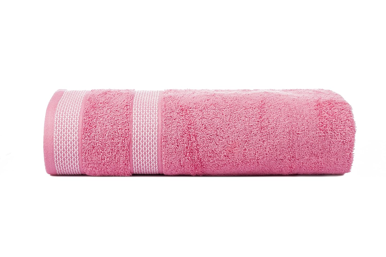 Casa Copenhagen Egyptian Cotton Solitaire Hand Towel 740 Gsm (Pink, Bluebird, Black, FeatherGrey,Orange & White)- Pack Of 6