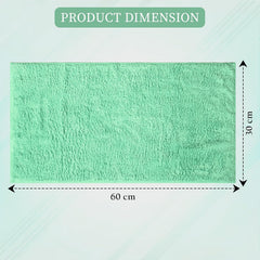 Kuber Industries Cleaning Towel 900 Gsm | Reusable & Water Absorbent Towels For Cleaning Glass, Kitchens, Bathrooms - Pack Of 6 (Green)