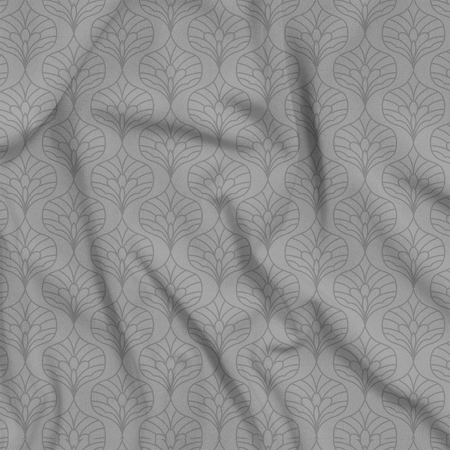 Cotton Blend Bedsheet King Size Set With 2 Pillow Covers - Size 107 X 101 Inches, Grey | Light Weight & Breathable, Bedsheets Safe & Comfortable For Every Season