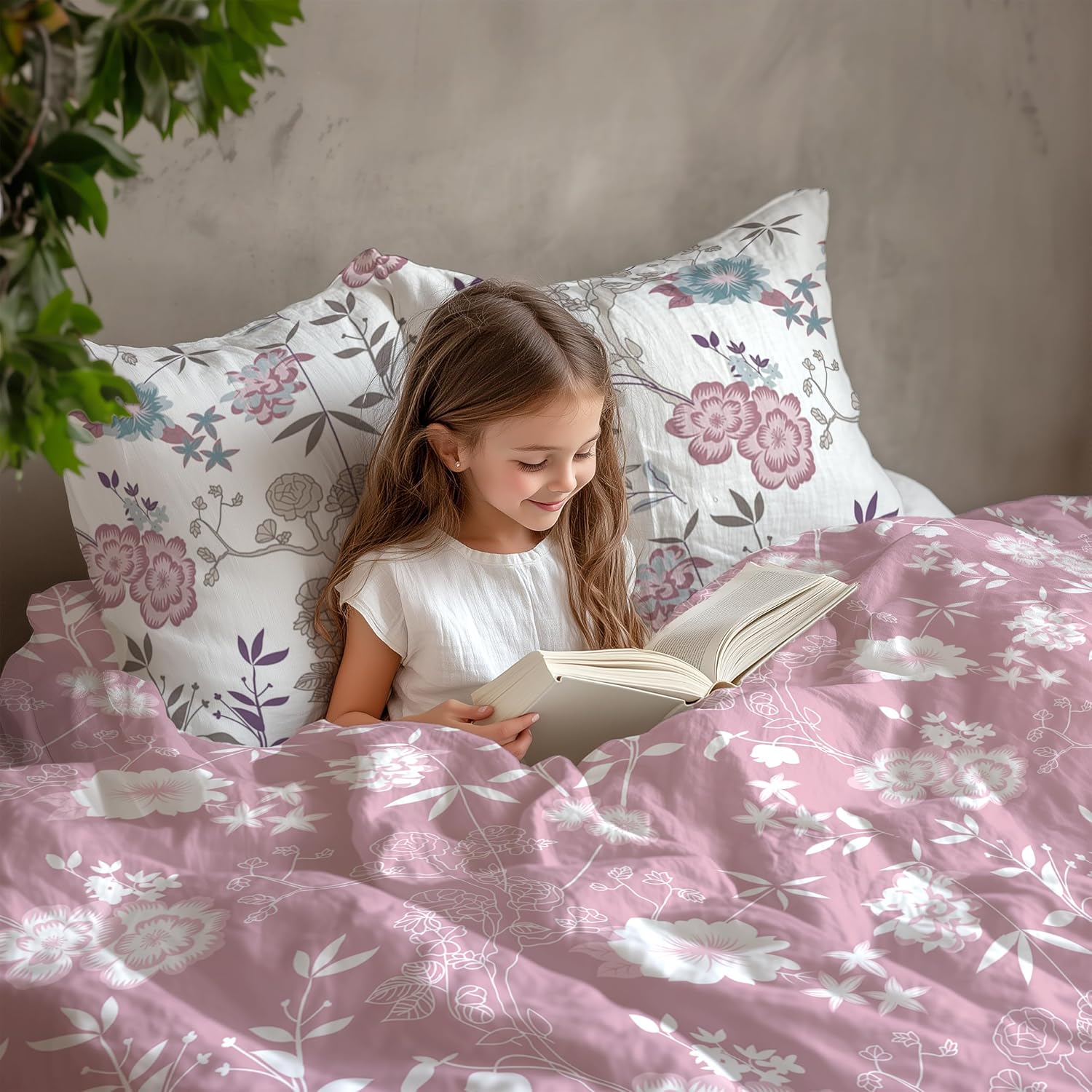 100% Pure Cotton Bedsheet For Double Bed With 2 Pillow Covers - 88 X 90 Inches, Pink | Soft & Breathable Fabric | Comfortable For Daily Use