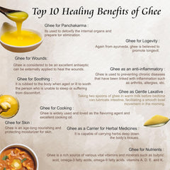 Pure A2 Gir Cow Ghee By Ovlin Professional | Vedic Bilona Method Handmade Traditional Cow Ghee For Reduces Joint Pain | (1 Litr) 33.8 Ounce | Glass Bottle