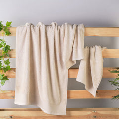 Spread Spain Bath Towels 800 Gsm | Micro Modal Large Size Super Absorbent & Soft Bath Towel (Light Beige)
