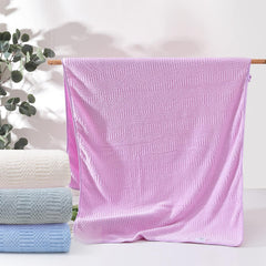 The Better Home Microfiber Bath Towel 450 Gsm | Soft, Lightweight, Absorbent & Quick Drying Bath Towel For Men & Women (Pink)