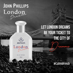 John Phillips Luxury Titanic & London Dreams Eau De Parfum 100ml 3.4 Fl.oz. Each Pack Of 2 For Men & Women