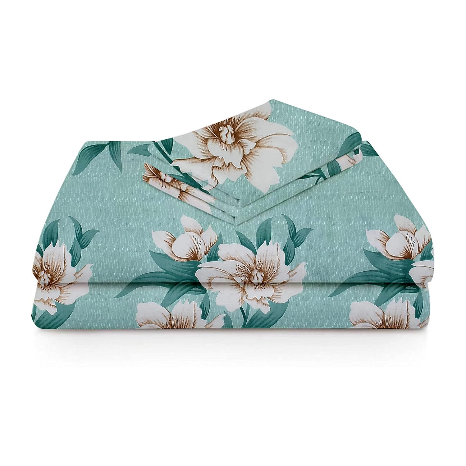 Combo Pack Of 4 Double Bedsheets With 8 Pillow Covers | 90 X 90 Inches, Multicolor - 160 Thread Count Soft Brushed Microfiber -Long Lasting & Wrinkle Free