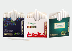 Aarogyam Herbals Tobacco & Nicotine Free Herbal Flavor Smoke For Relieve Stress And Mood Enhance Product - Blueberry, Gulkand, Paan Masala Flavour - Pack Of 3 30 Sticks