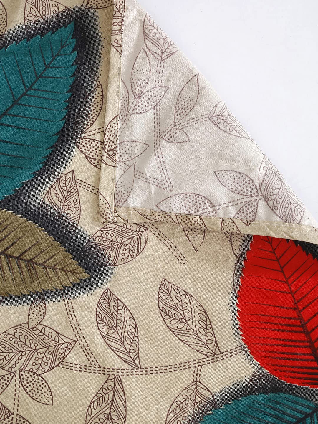 Single Bedsheet With 1 Pillow Covers - 55 X 90 Inches, Multicolor | Natural Resistance To Shrinkage & Wrinkles | Stylish & Unique Design