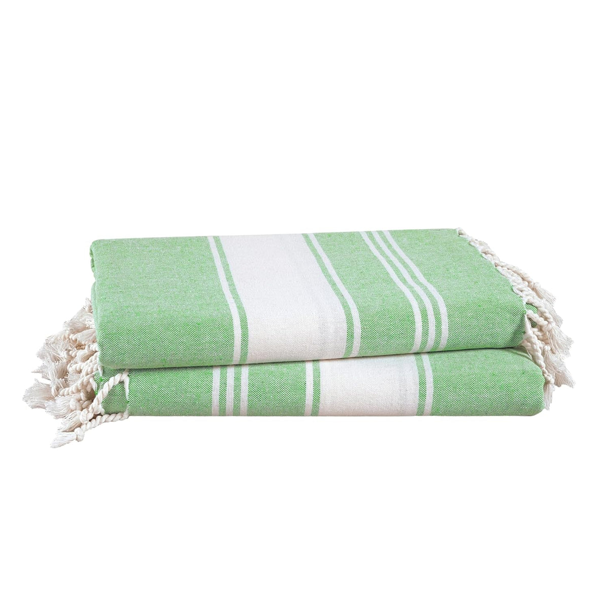 Lane Linen Turkish Beach Towels 699 Gsm | Extra Large Beach Towel, Pre-Washed For Soft Feel, Oversized Sand Free Quick-Dry Pool Towel- Jade Green (2 Pack)