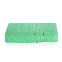 Kuber Industries Bath Towel 450 Gsm | Towel For Bath, Gym, Travel & Beach | Plain Lining (Green)