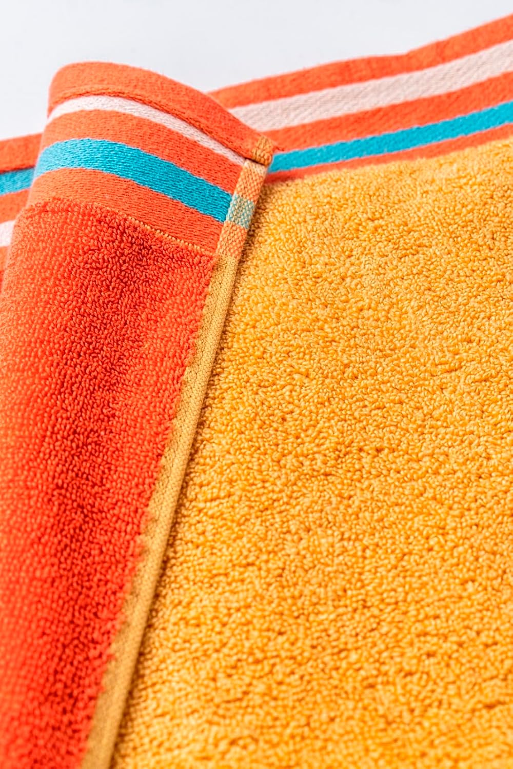 Ddecor Cotton Bath Towel 1000gsm (Gold)- Pack Of 2