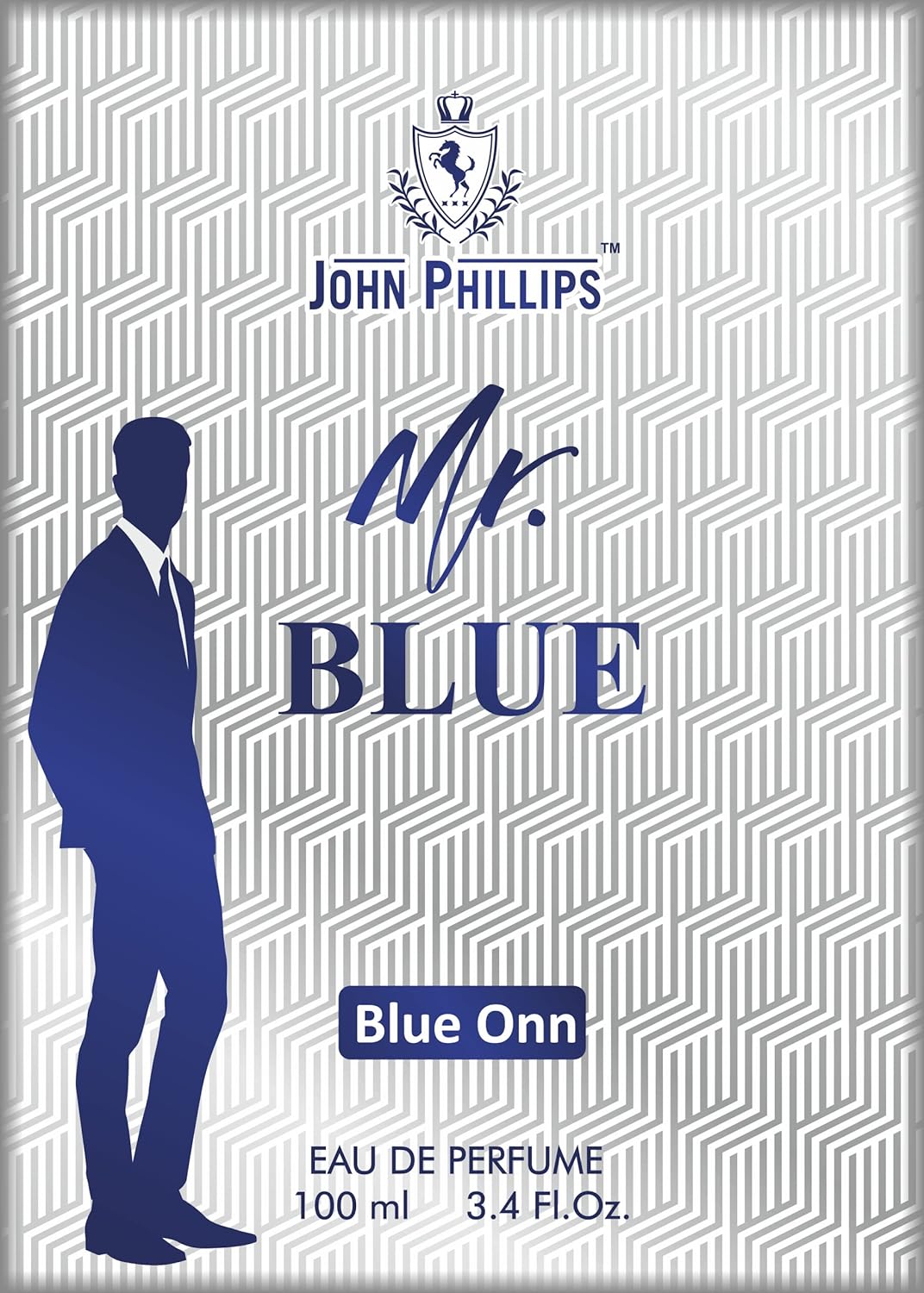 John Phillips Mr. Blue Occasional Outing & Party Wear Eau De French Perfume 100ml 3.4 Fl.oz. | For Men