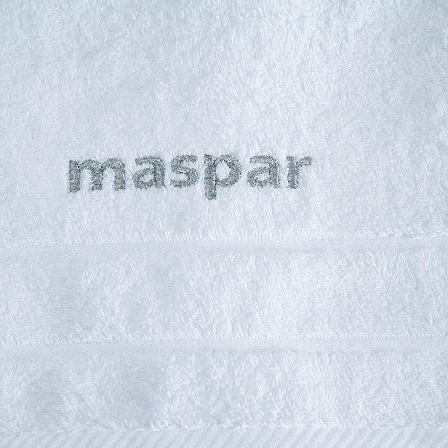Maspar Amor Ultra Soft Bath Towel 800 Gsm (White) - 1 Pcs