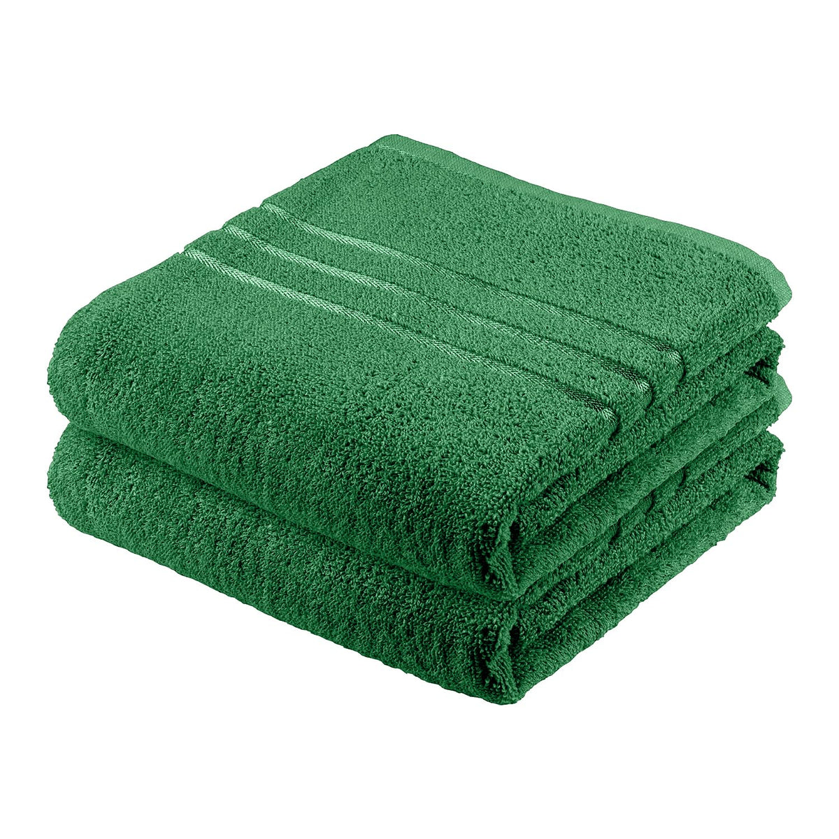 Swaursaha Premium Cotton Hand Towel 400 Gsm | Ultra Soft, Quick Dry, Super Absorbent Towel (Green) - 2 Pcs