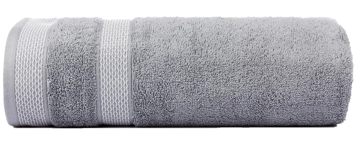 Casa Copenhagen Egyptian Cotton Solitiare 1 Pcs Large Bath Towel 500 Gsm (Grey Violet)