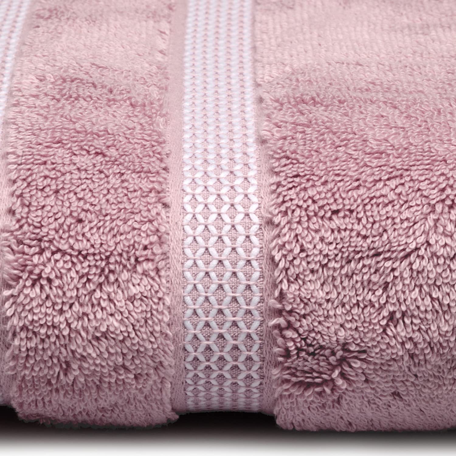 Spaces Hygro Cotton Bath Towel 705 Gsm | Blooms Softer When Washed Ultra Absorbency Dries You Quicker (Light Violet)