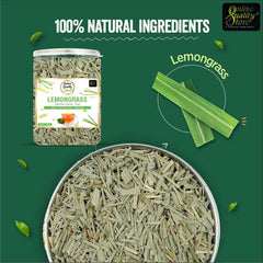Online Quality Store Lemongrass Herbal Green Tea - 50gm, 1.7 Ounce | Reduces Anxiety, Improves Immunity - Organic Pure Dried Leaves | Caffeine Free