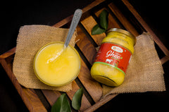 100% Pure A2 Bilona Desi Cow Ghee By Salasar Organic | Bilona Method Curd-Churned Pure Desi Ghee Good For Body Muscles | (500ml) 16.9 Ounce | Jar Pack