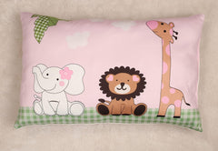Baby Pillow With Super Soft Imported Fabric, 1 Month To 5 Year Kids Pillows - 12 X 18 Inches | Animal & Cartoon Prints, Kid Pillow For Sleep, Bed Set, Head Shaping, Neck Support Pillow