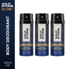 Wild Stone Classic Cologne Body Spray Men Deodorant 675ml 22.8 Fl.oz. | Perfect Gift For Special One